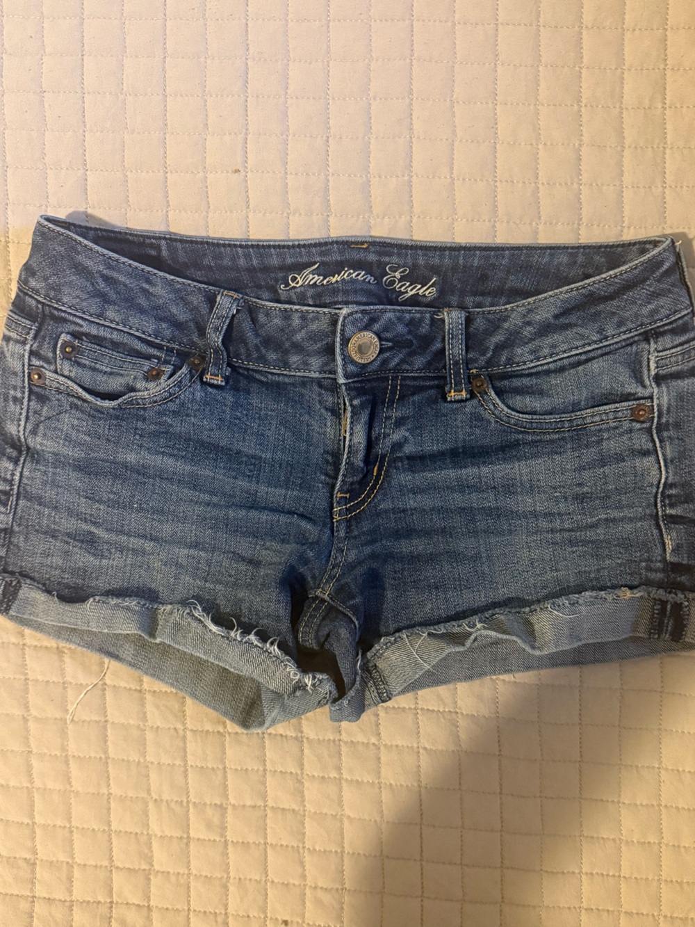 American Eagle Outfitters Blue Denim Lowrise Shorts
